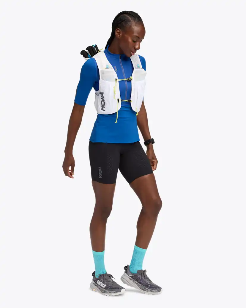Женские топы Hoka SkyBreeze Short Sleeve Zip — фото 3