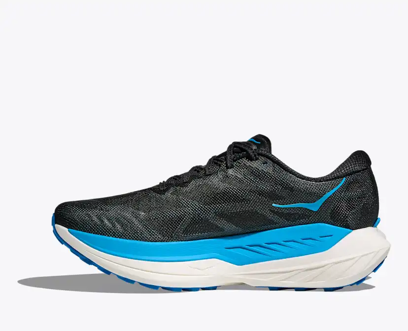 Женские кроссовки HOKA Rocket X Trail, цвет: Чёрный / Синий — фото 8
