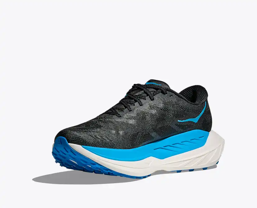 Женские кроссовки HOKA Rocket X Trail, цвет: Чёрный / Синий — фото 3