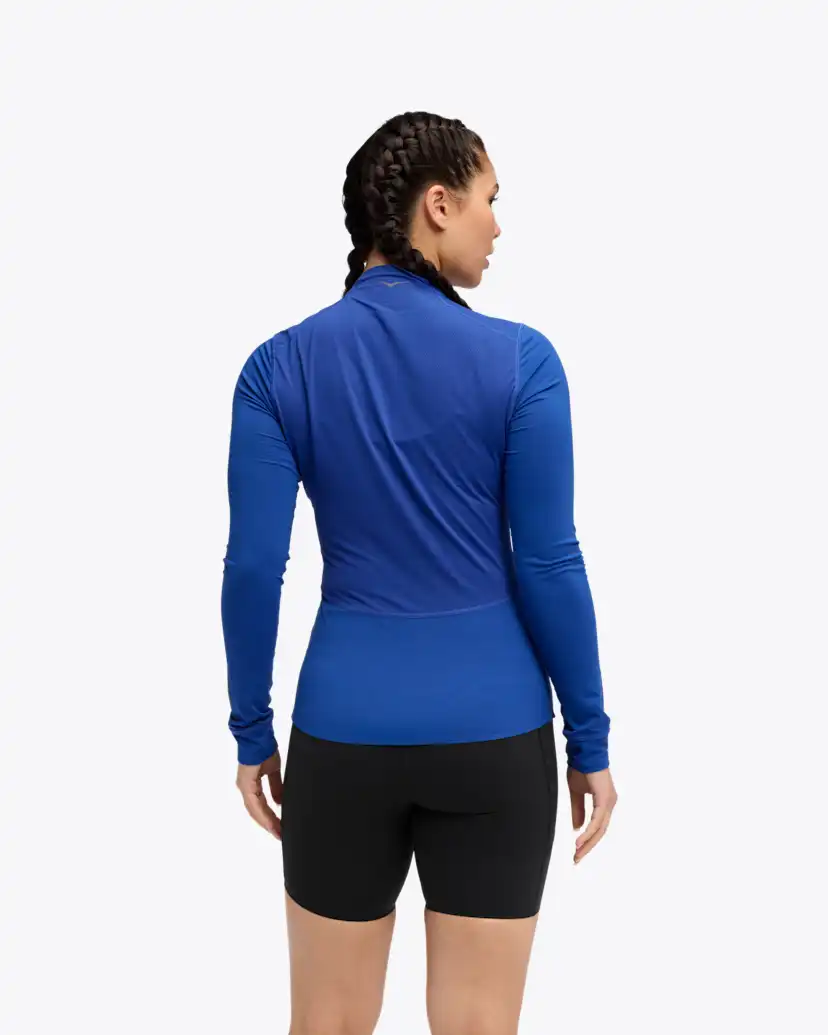 Женские топы Hoka SkyBreeze Long Sleeve Zip — фото 2