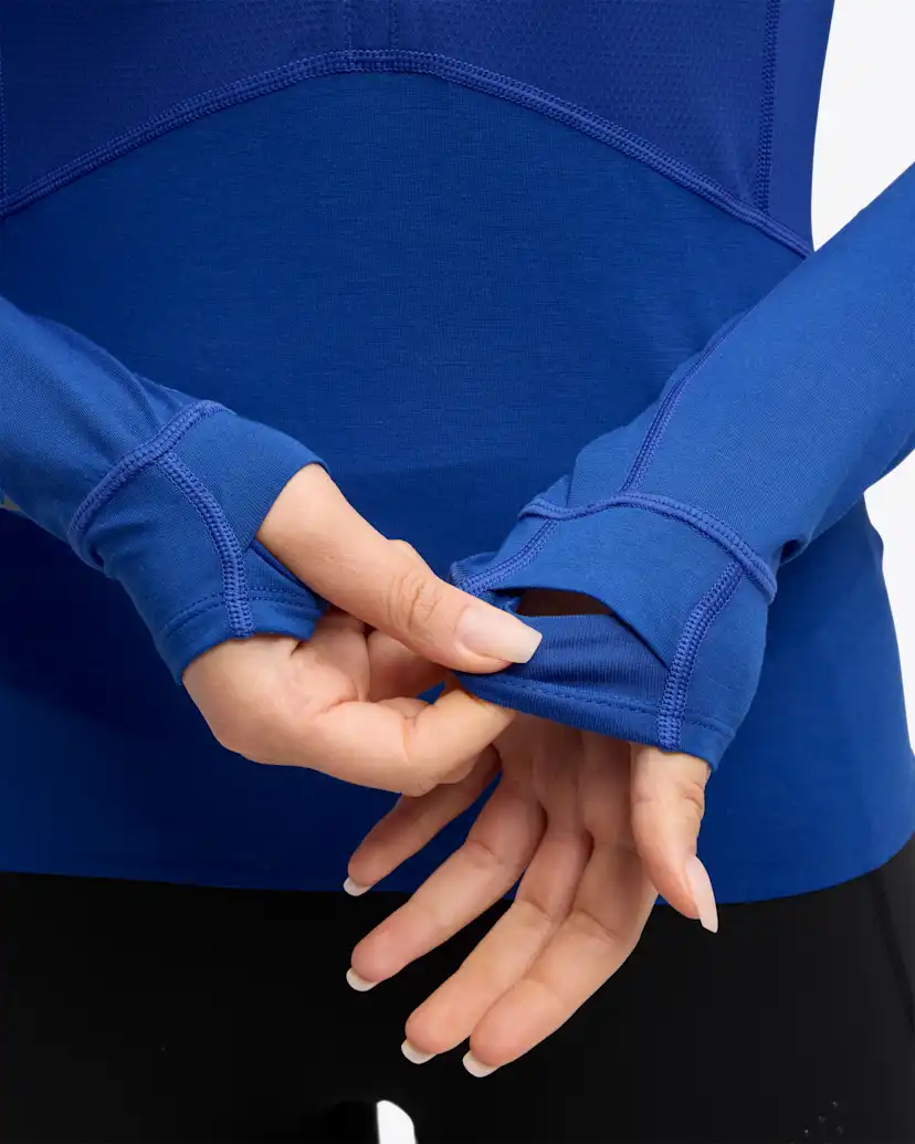 Женские топы Hoka SkyBreeze Long Sleeve Zip — фото 5