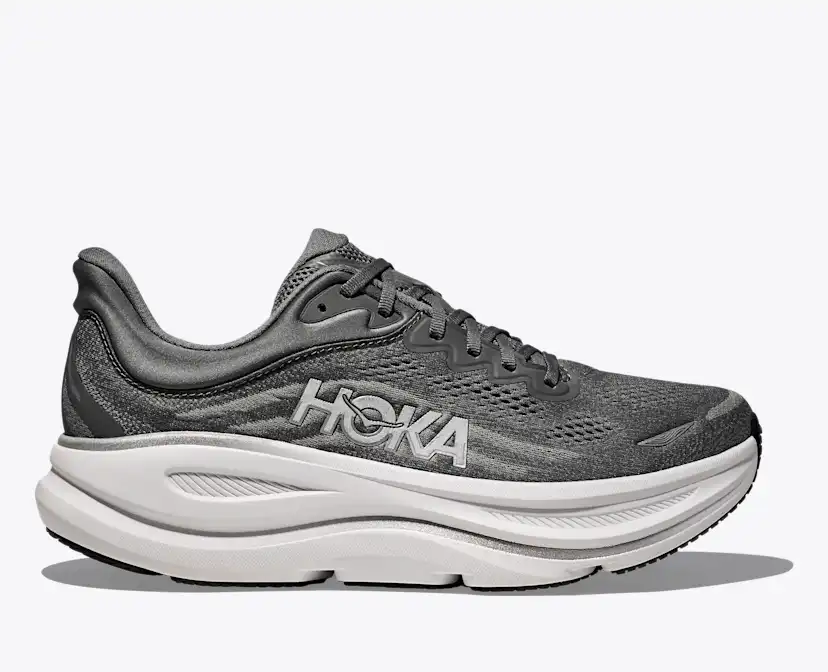 Мужские кроссовки Hoka Bondi 9, цвет: Серебряный