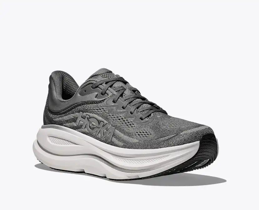 Мужские кроссовки Hoka Bondi 9, цвет: Серебряный — фото 6