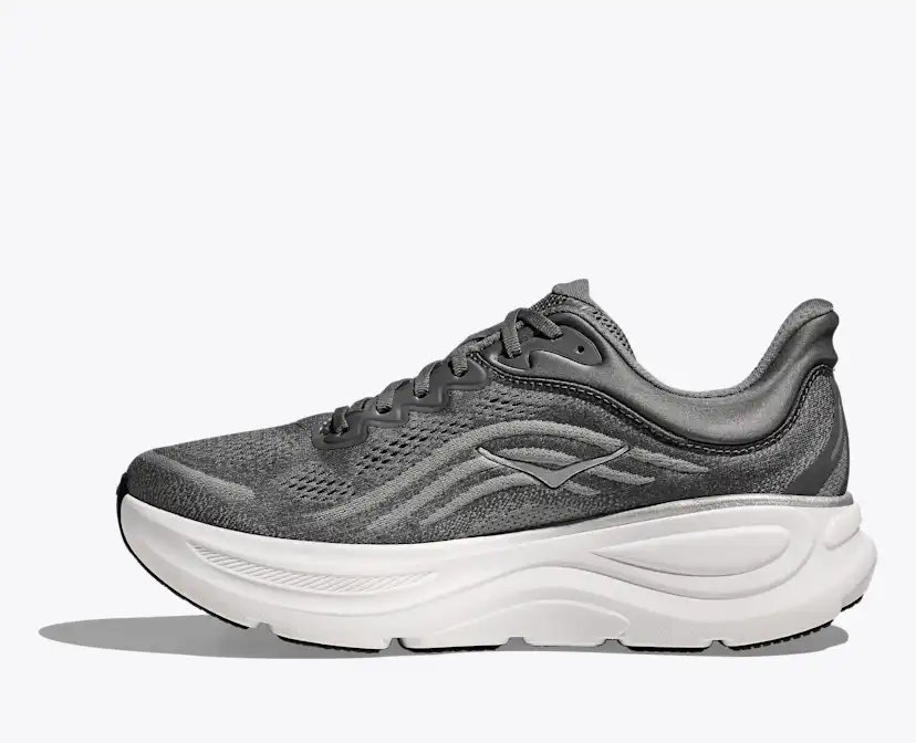 Мужские кроссовки Hoka Bondi 9, цвет: Серебряный — фото 8