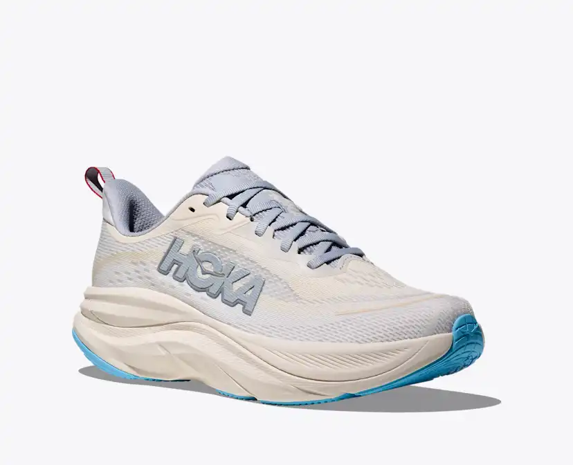 Женские кроссовки HOKA Skyflow, цвет: Алебастровый / Минеральный синий — фото 6