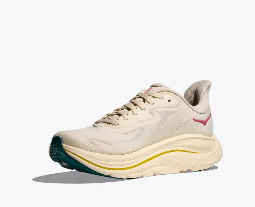 Женские кроссовки Hoka Clifton 10, цвет: Берёзовый / Алебастровый — фото 3