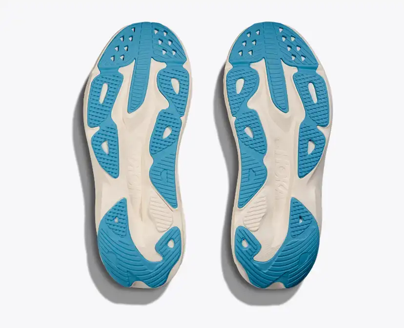 Женские кроссовки HOKA Skyflow, цвет: Алебастровый / Минеральный синий — фото 7