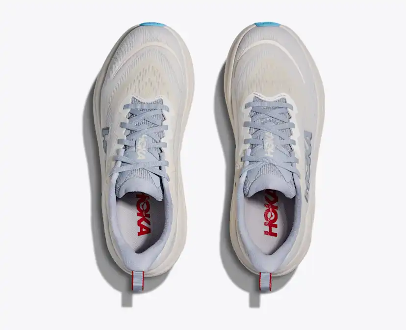 Женские кроссовки HOKA Skyflow, цвет: Алебастровый / Минеральный синий — фото 2