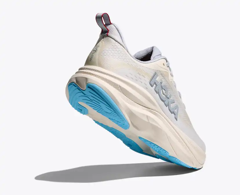 Женские кроссовки HOKA Skyflow, цвет: Алебастровый / Минеральный синий — фото 4