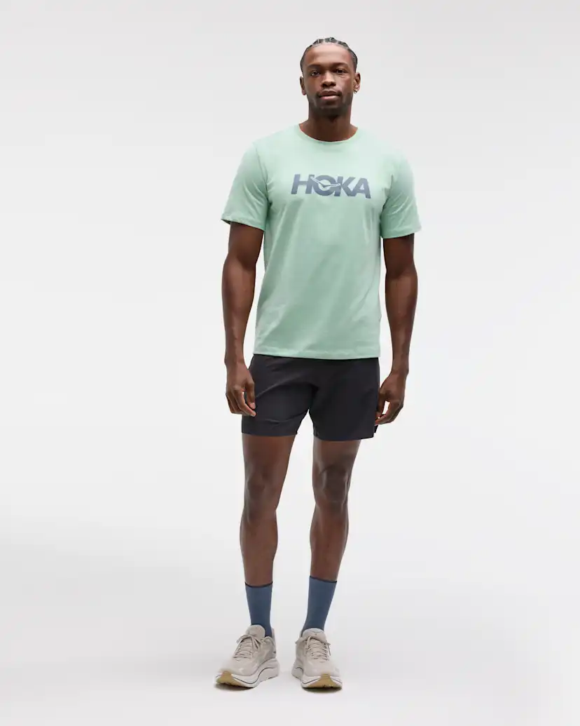 Мужские футболки Hoka Core Logo CTN SS Tee — фото 3