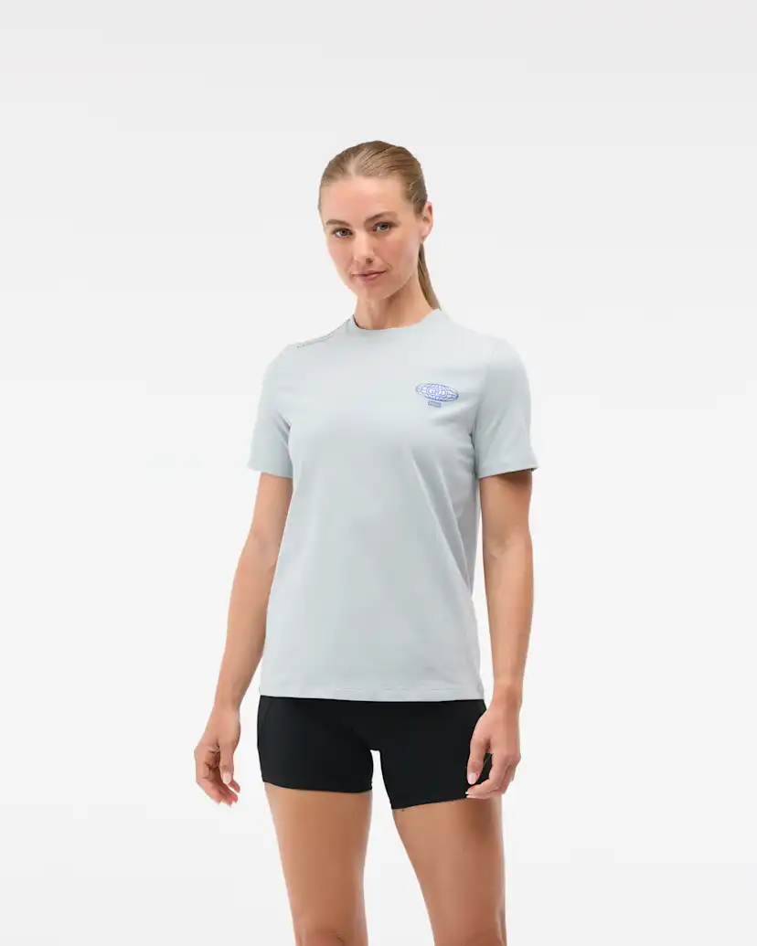 Женские футболки Hoka Motion Party CTN SS Tee