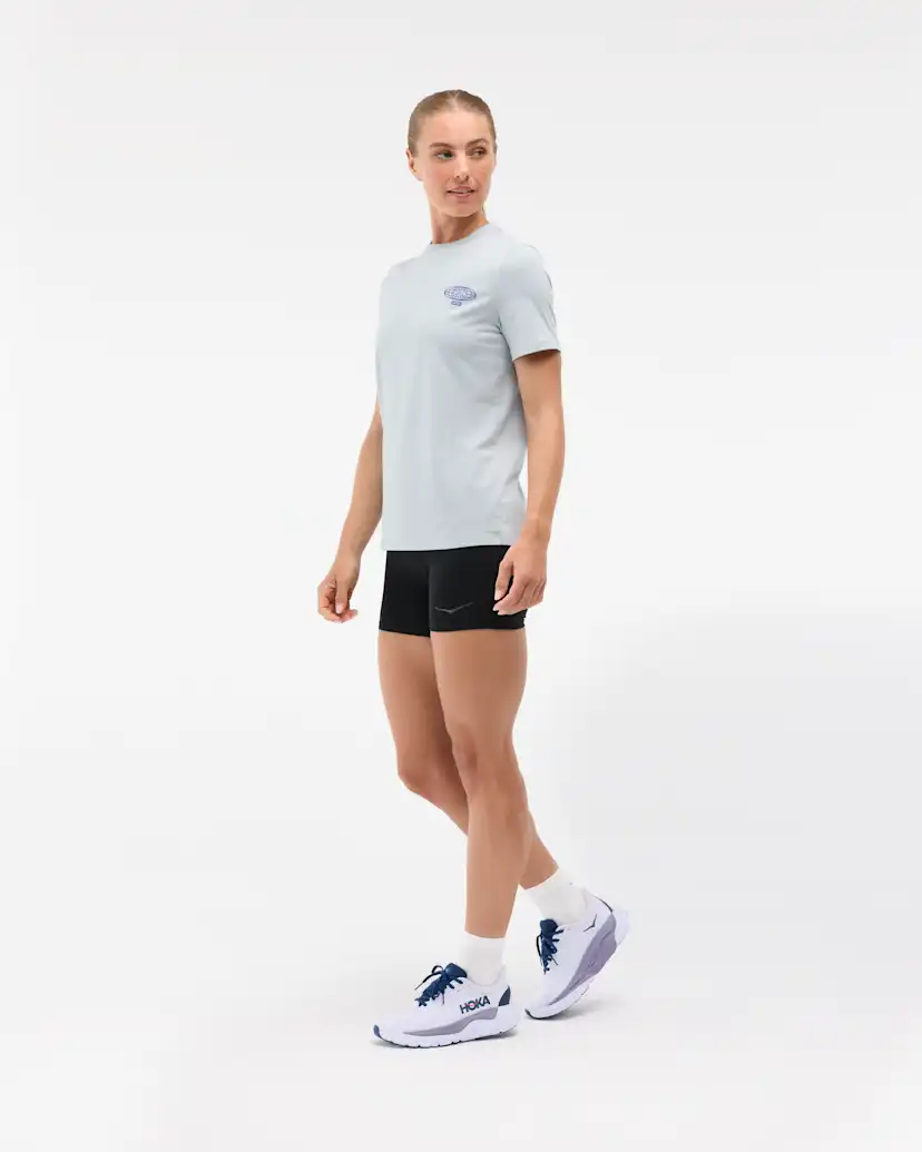 Женские футболки Hoka Motion Party CTN SS Tee — фото 3