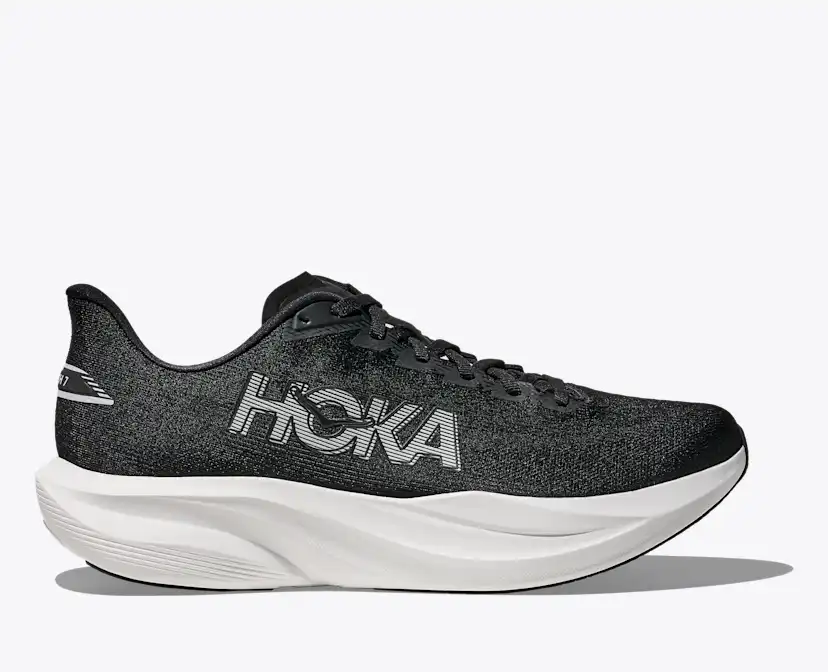 hoka black and white