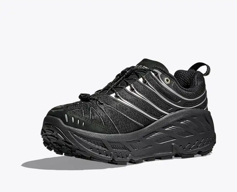 Кроссовки HOKA Stinson Evo GTX, цвет: Чёрный / Серебряный — фото 3