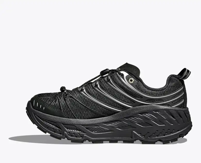 Кроссовки HOKA Stinson Evo GTX, цвет: Чёрный / Серебряный — фото 8