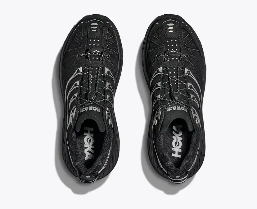 Кроссовки HOKA Stinson Evo GTX, цвет: Чёрный / Серебряный — фото 2