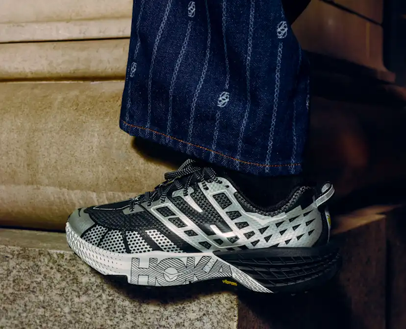 Мужские кроссовки Hoka Speedgoat 2 Stealth/Tech — фото 7