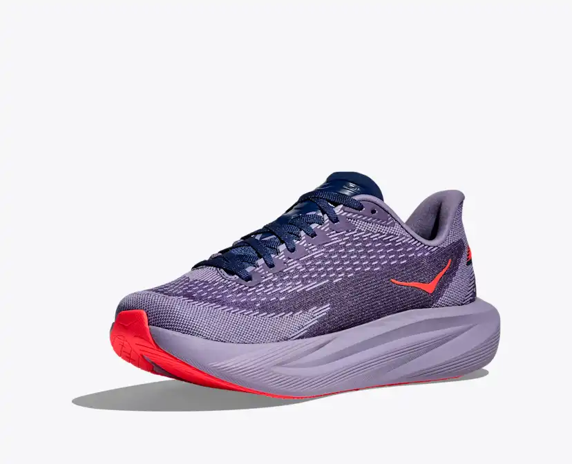 Женские кроссовки Hoka Mach 7, цвет: Ягодный — фото 3