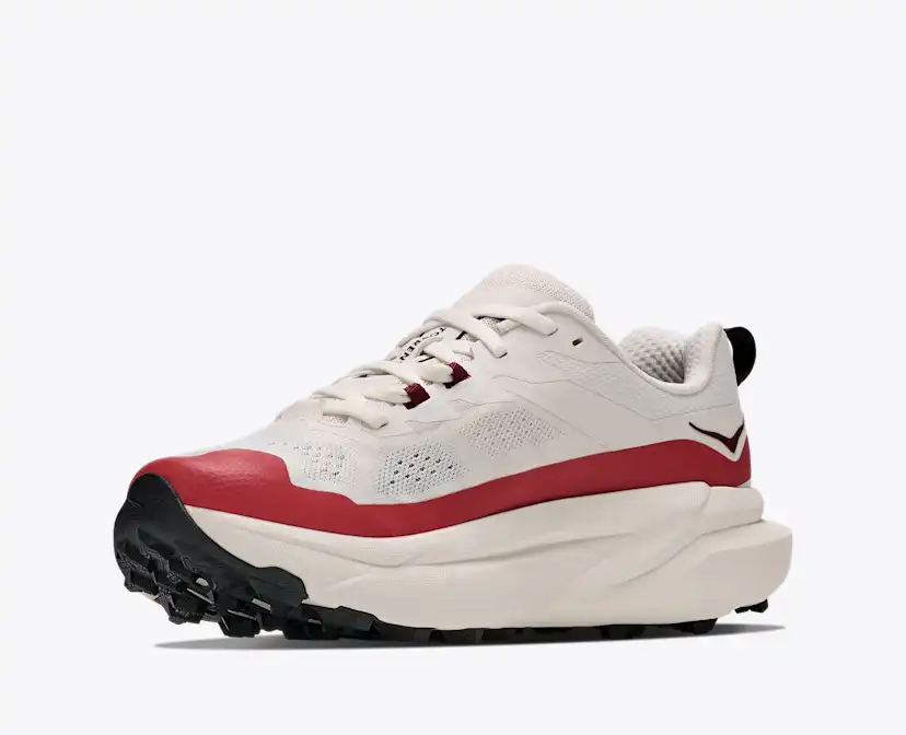 Женские кроссовки Hoka Torrent 5, цвет: Алебастровый / Красный — фото 3