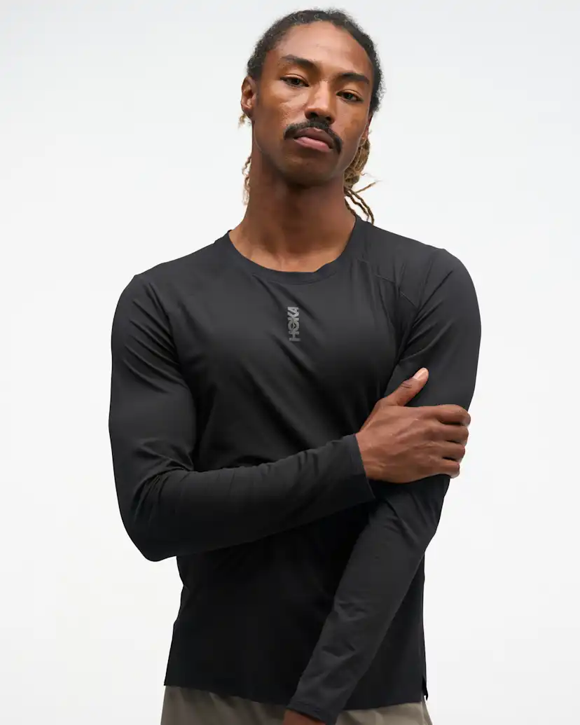 Мужские топы Hoka EveryRun Long Sleeve — фото 4