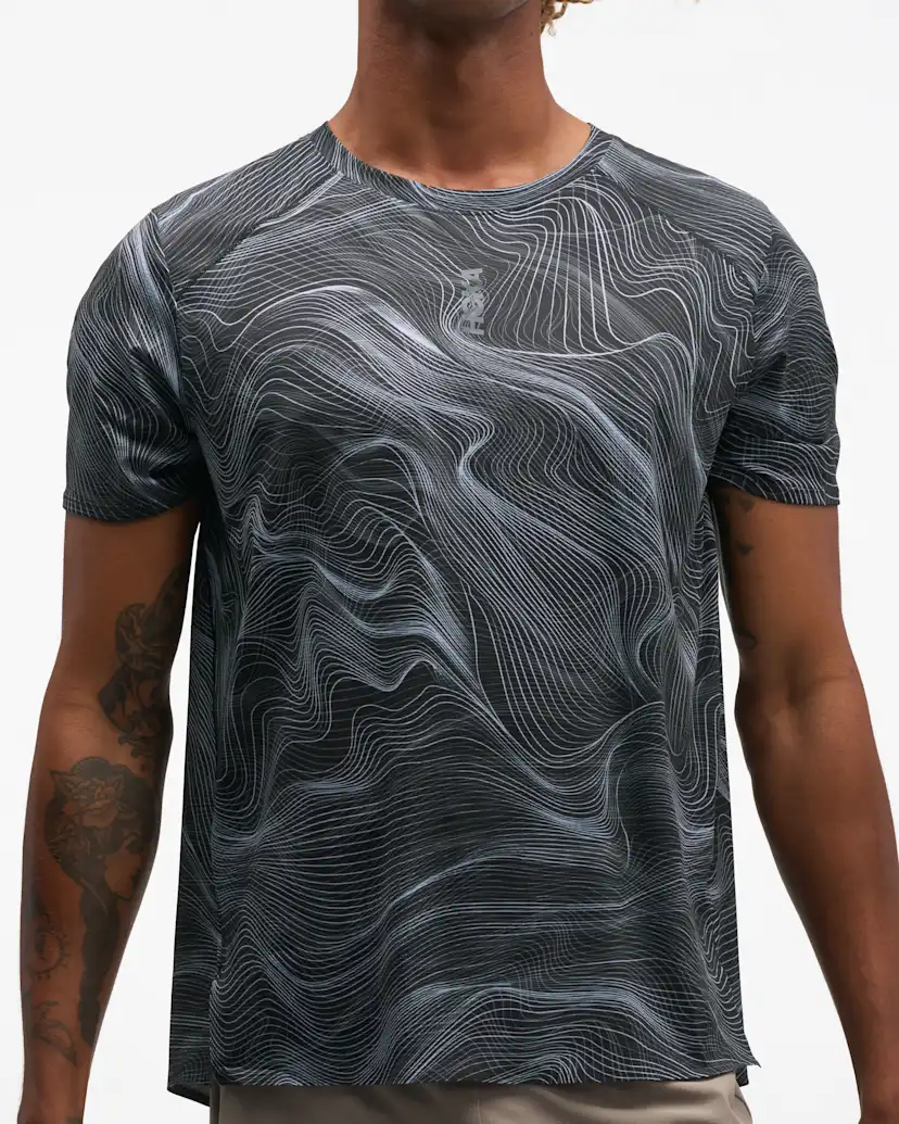 Мужские топы Hoka EveryRun Short Sleeve — фото 4