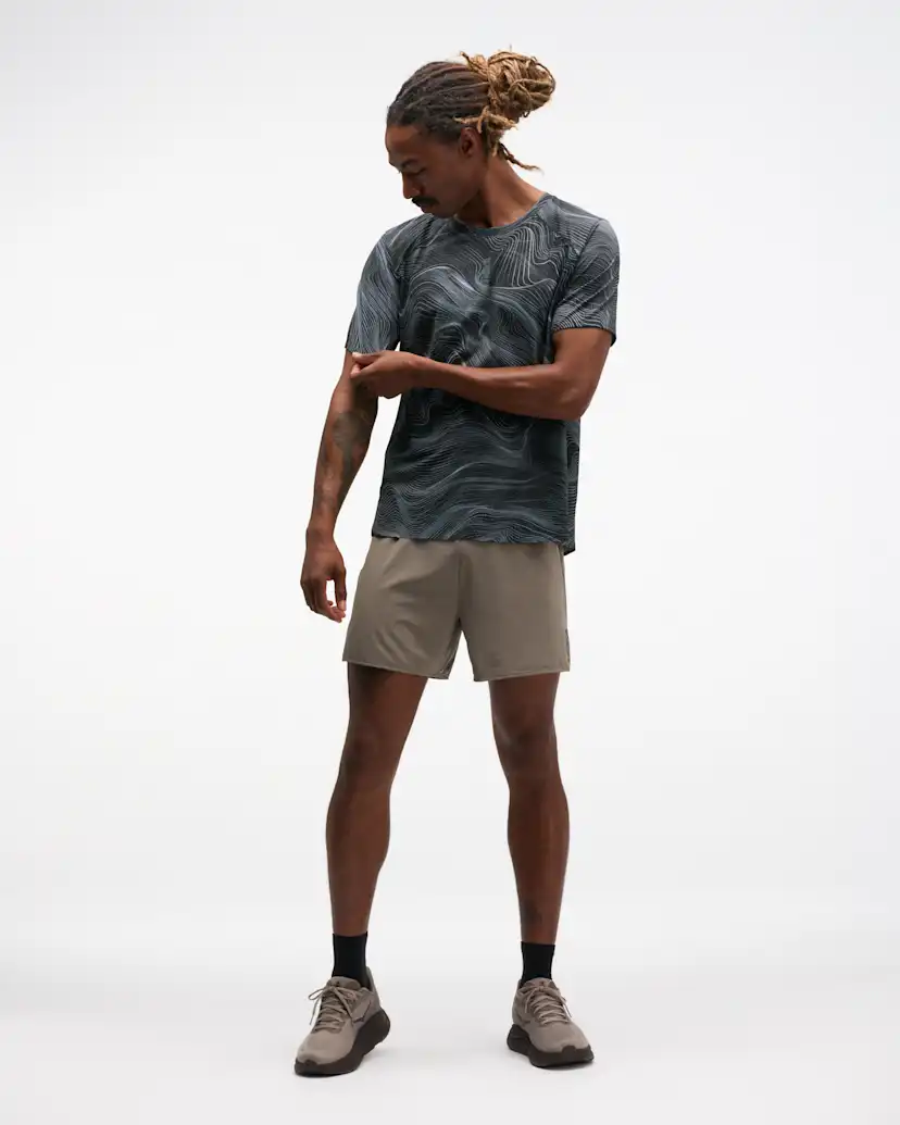 Мужские топы Hoka EveryRun Short Sleeve — фото 3