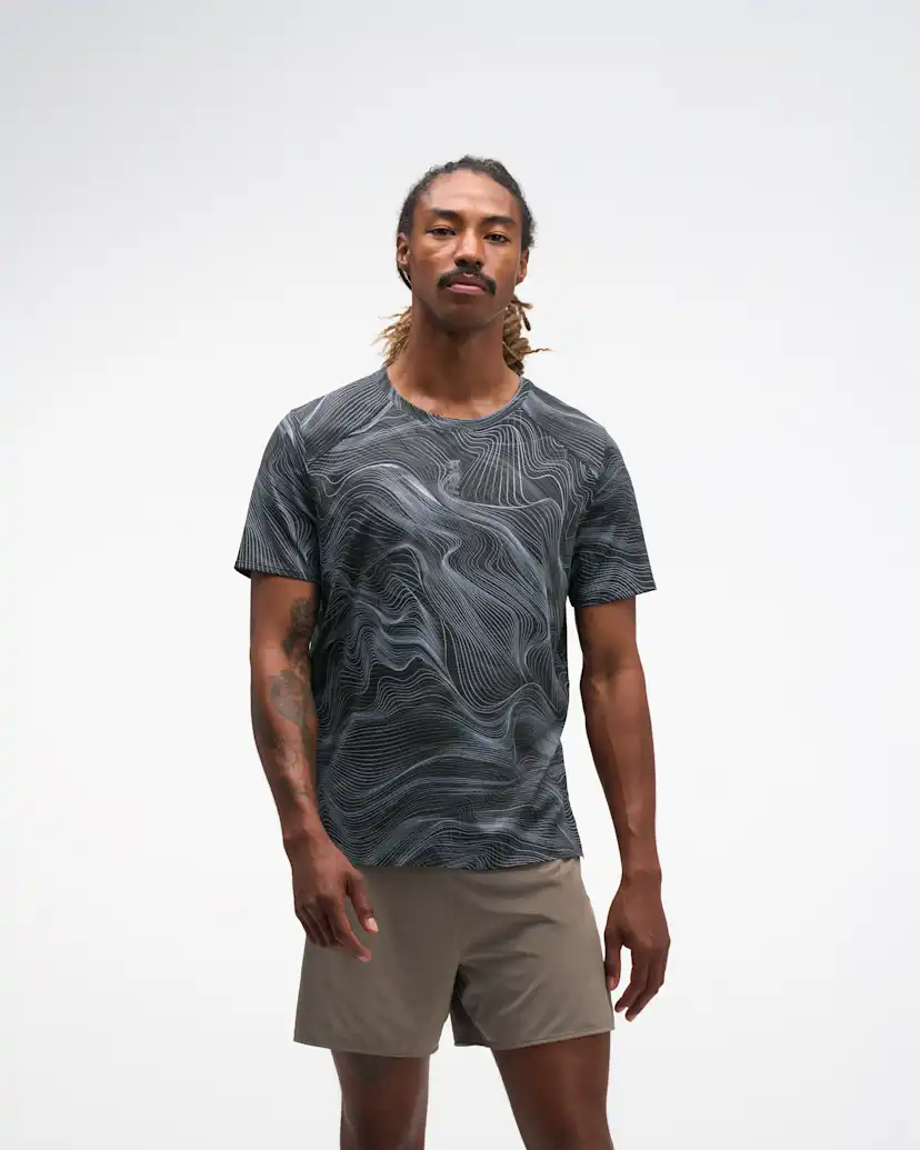 Мужские топы Hoka EveryRun Short Sleeve