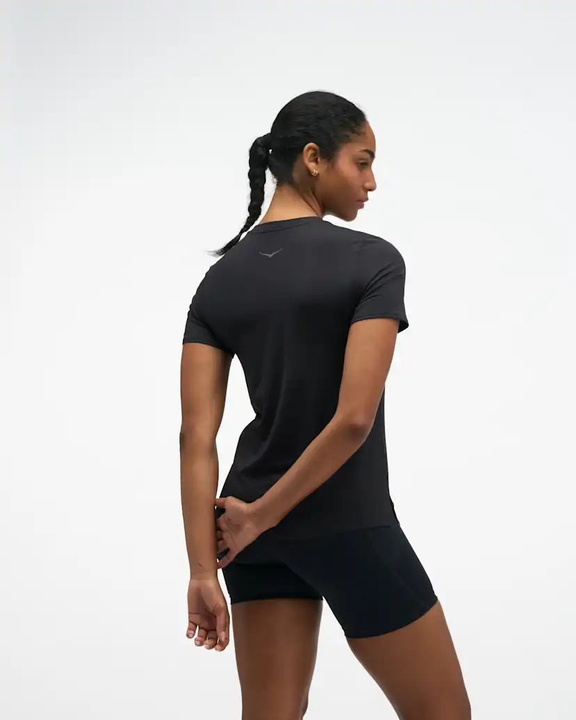Женские топы Hoka EveryRun Short Sleeve — фото 2