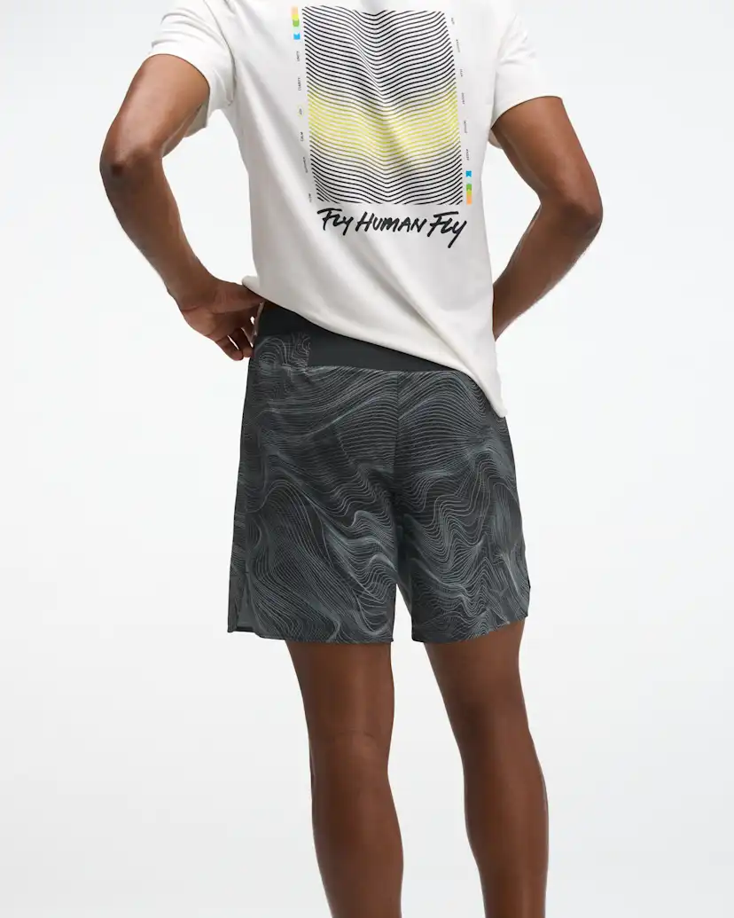 Мужские брюки Hoka Glide Short 7'' 2in1 — фото 2