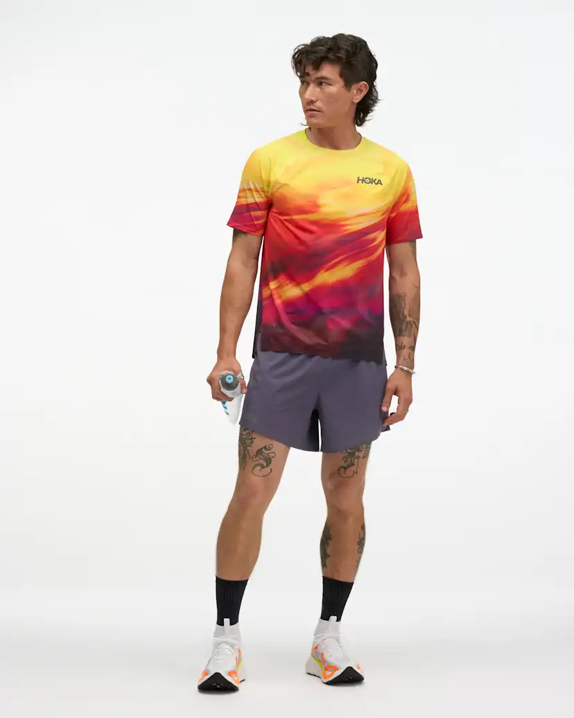 Мужские топы Hoka Race Day Short Sleeve — фото 3