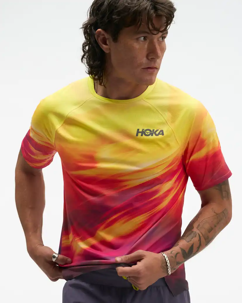 Мужские топы Hoka Race Day Short Sleeve — фото 4