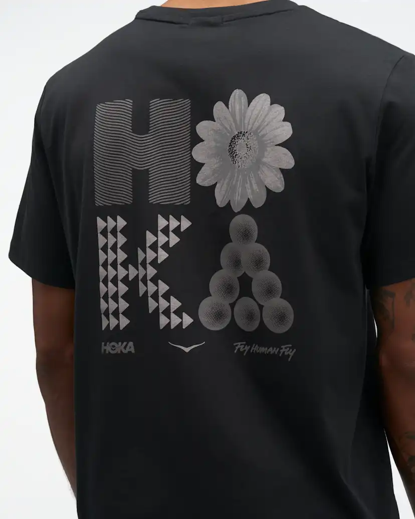 Мужские футболки Hoka Mosaic Logo CTN SS Tee — фото 3