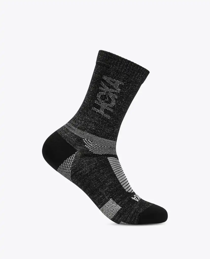 Носки Merino для мужчин, средней высоты — Hoka, цвет: Чёрный