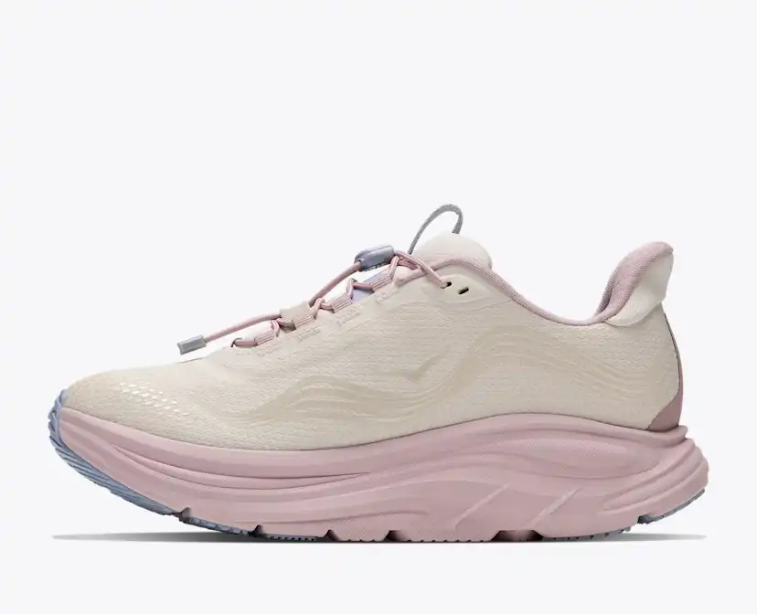 Женские кроссовки Hoka Clifton 11 GTX, цвет: Алебастровый / Розовый — фото 8