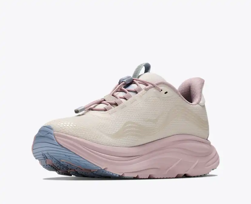 Женские кроссовки Hoka Clifton 11 GTX, цвет: Алебастровый / Розовый — фото 3