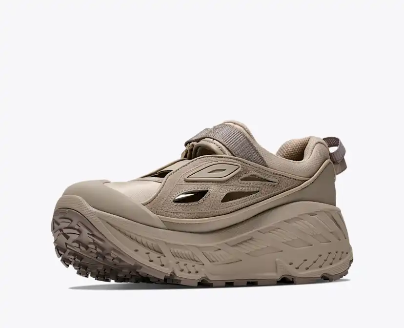 Женские кроссовки Hoka Stinson Breeze, цвет: Серо-коричневый — фото 3