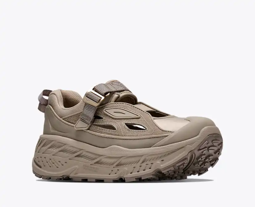 Женские кроссовки Hoka Stinson Breeze, цвет: Серо-коричневый — фото 6