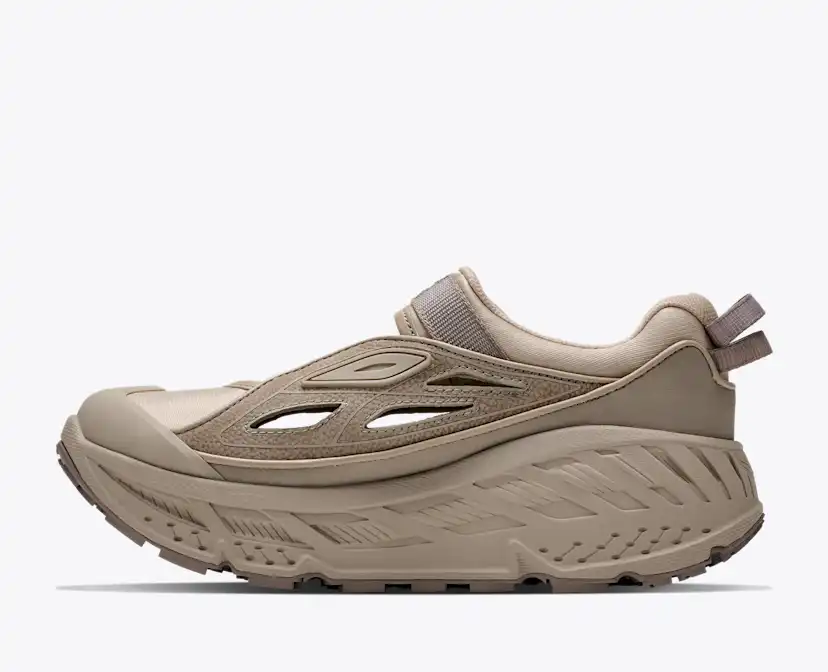 Женские кроссовки Hoka Stinson Breeze, цвет: Серо-коричневый — фото 8