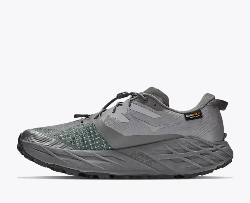 Мужские кроссовки Hoka Speedgoat 7 GTX, цвет: Asteroid / Серый — фото 8