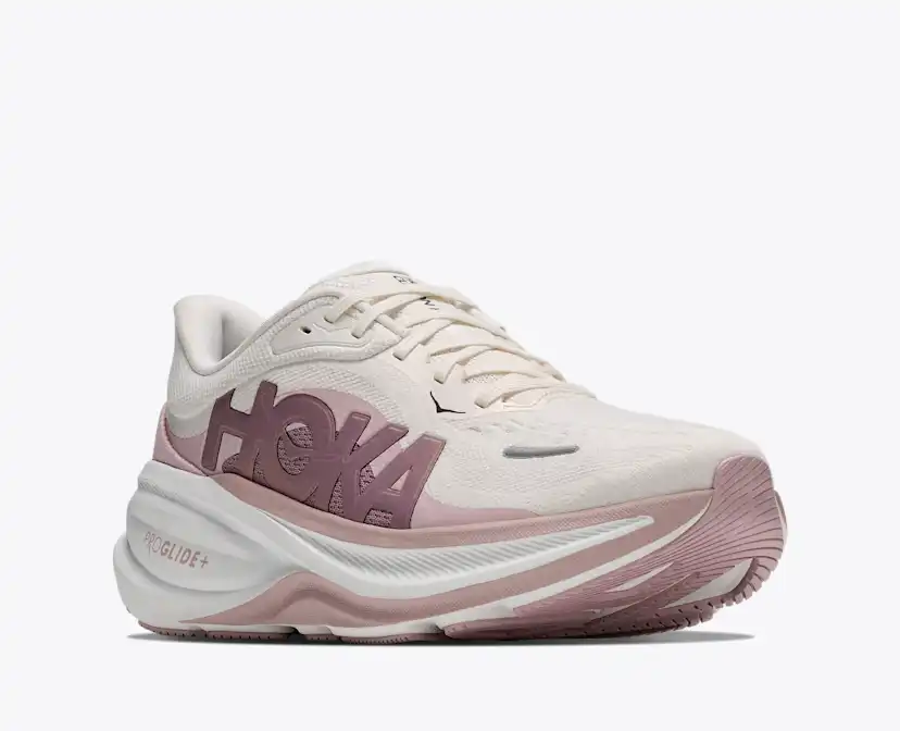 Женские кроссовки Hoka Clifton PRO, цвет: Алебастровый / Розовый — фото 7