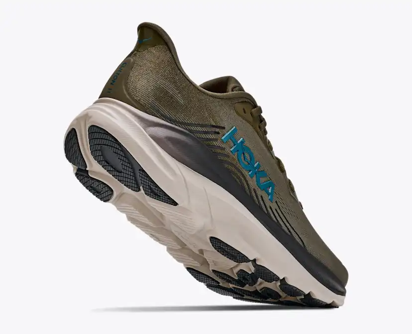 Мужские кроссовки HOKA Clifton 11, цвет: Состаренный оливковый / Серый — фото 5
