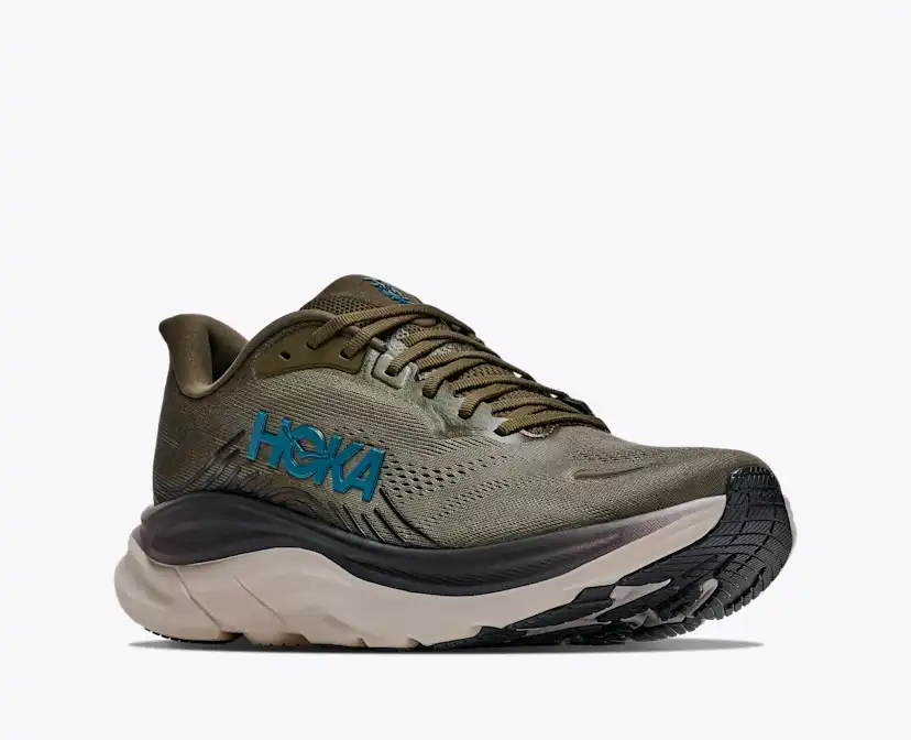 Мужские кроссовки HOKA Clifton 11, цвет: Состаренный оливковый / Серый — фото 7
