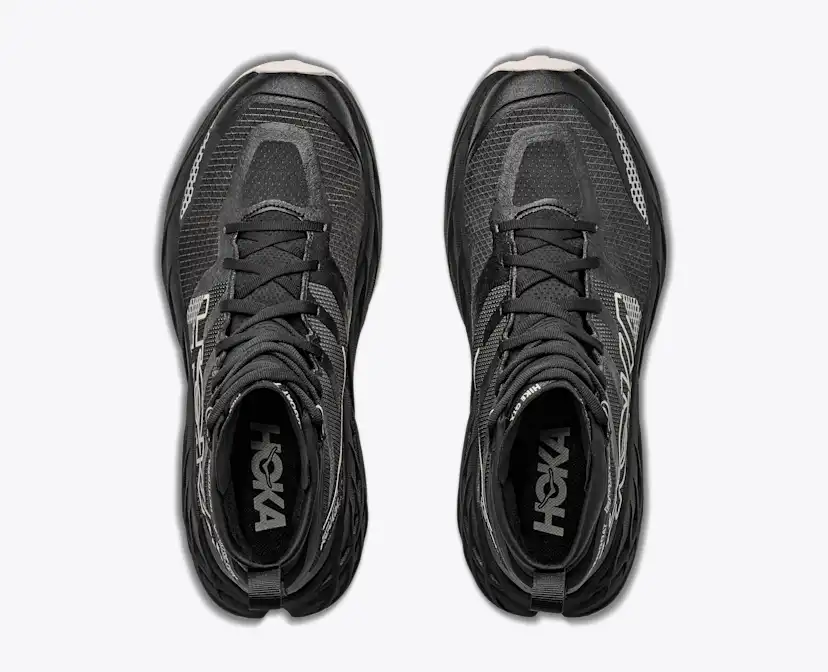 Женские кроссовки Hoka Speedgoat 7 Hike GTX, цвет: Чёрный / Алебастровый — фото 2