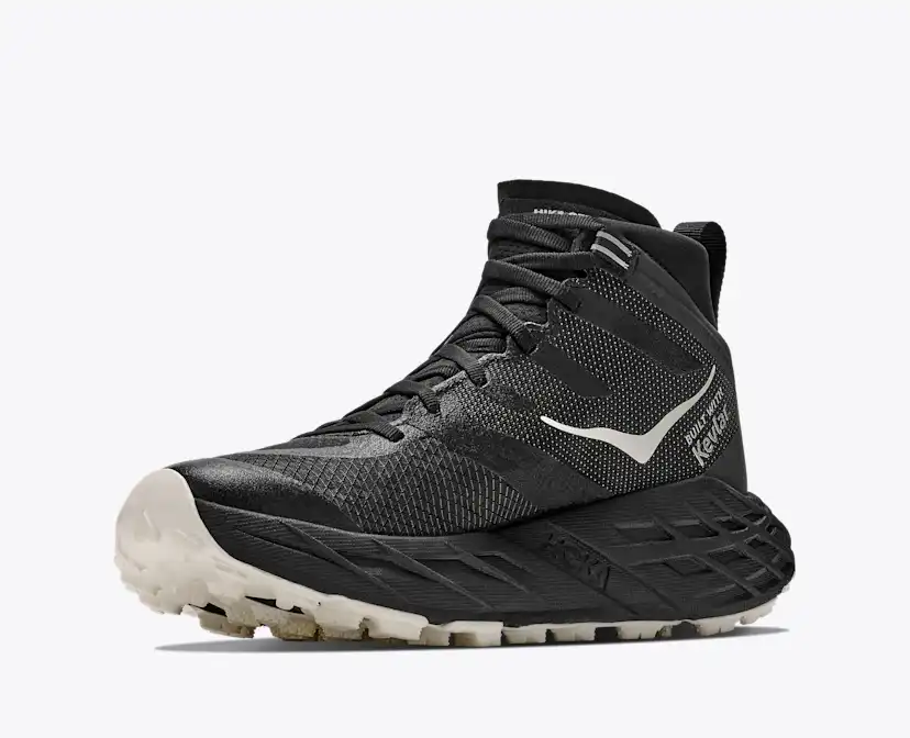 Женские кроссовки Hoka Speedgoat 7 Hike GTX, цвет: Чёрный / Алебастровый — фото 3