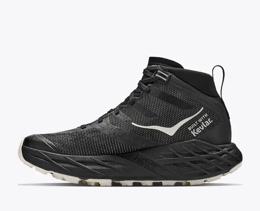 Женские кроссовки Hoka Speedgoat 7 Hike GTX, цвет: Чёрный / Алебастровый — фото 8