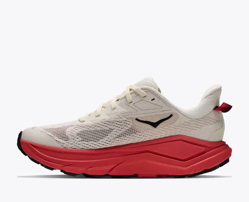 Женские кроссовки HOKA Challenger 8, цвет: Алебастровый / Красный — фото 8