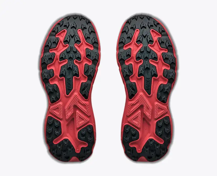 Женские кроссовки HOKA Challenger 8, цвет: Алебастровый / Красный — фото 7