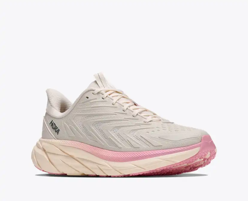 Женские кроссовки Hoka Clifton UTL, цвет: Алебастровый / Розовый — фото 6