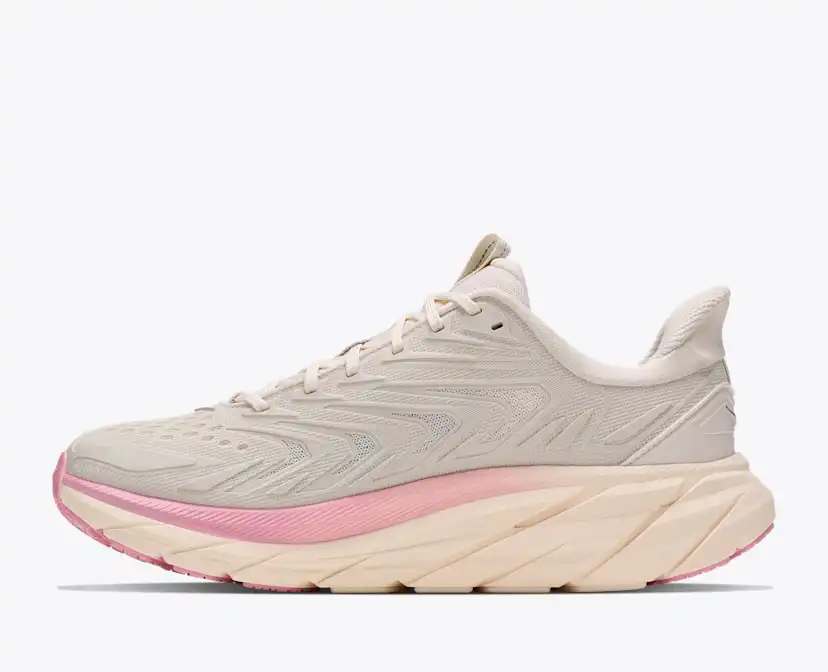 Женские кроссовки Hoka Clifton UTL, цвет: Алебастровый / Розовый — фото 8