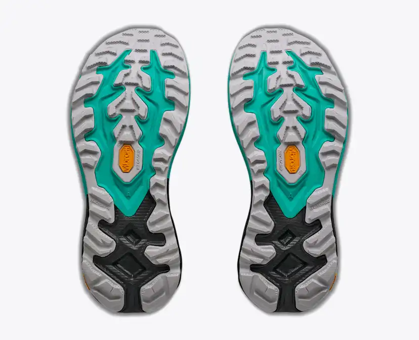 Женские кроссовки HOKA Mafate 5, цвет: Чёрный / Аквамариновый — фото 7